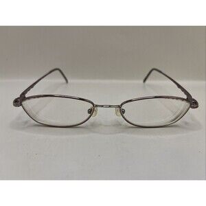 L'Amy Eyeglasses 302 C02 France Designer Frames Only Brown 50-17-140 *READ*